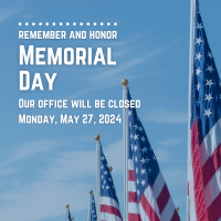 AU will be closed on Monday, May 27, 2024